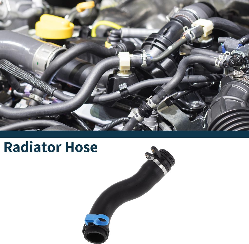 Kühlerschlauch Heizungsschlauch Für Land Rover Range Rover Evoque 2012 Nr.LR083328 Gummikühlerschl?che Schwarz 1 Stk