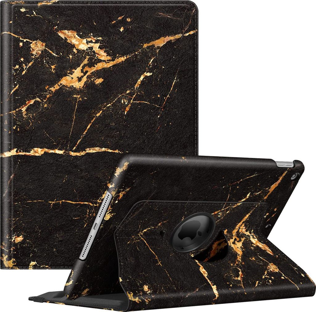 Fintie Hülle für iPad 10.2 Zoll 9.Generation / 8. Gen / 7. Gen (Modell 2021/2020/2019) mit Pencil Halter - 360 Grad Rotierend Stand Schutzhülle ...