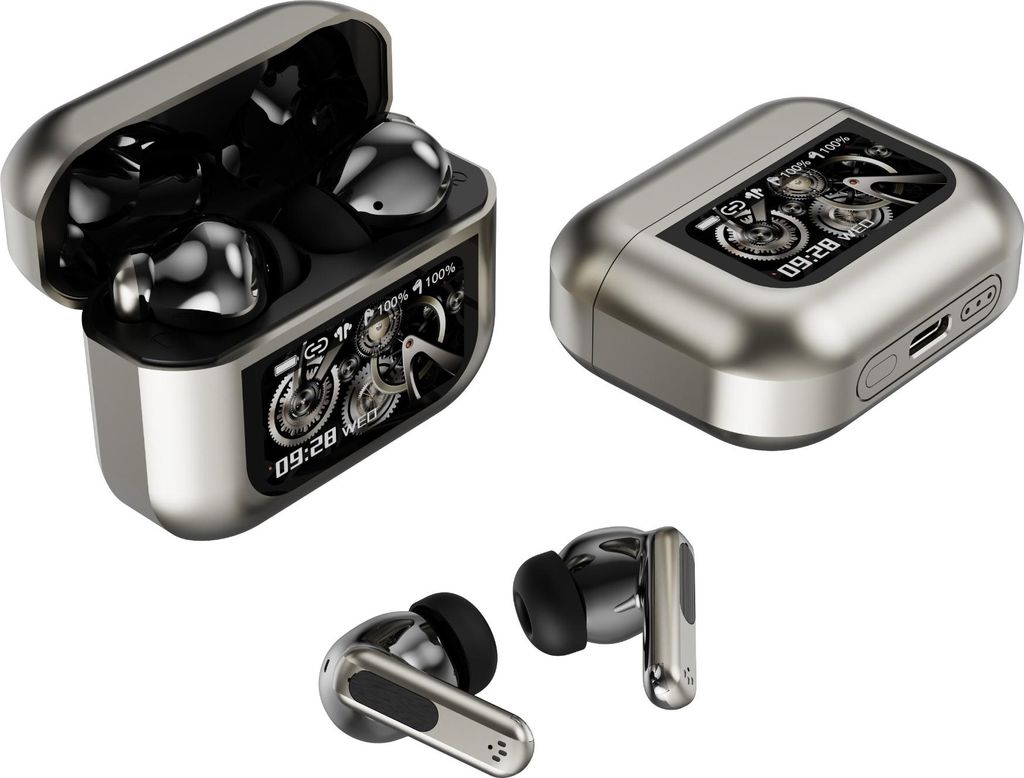 INF X30 Bluetooth 6.0 Kabellose Ohrhörer mit ANC & ENC Geräuschunterdrückung Gold