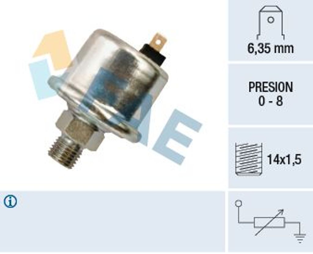 FAE Öldrucksensor 14530 für FIAT 131 Limousine (131)