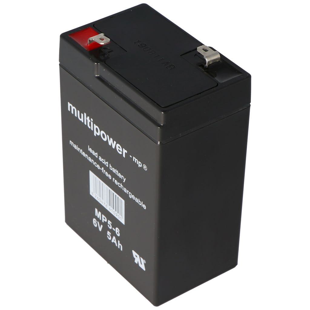 Akumulator kwasowo-ołowiowy Multipower MP4.5-6 ze stykami Zdjęcie produktu 