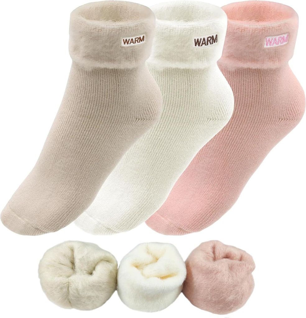 3 Paar Stoppersocken für Damen Kuschelsocken Winter Produktbild 