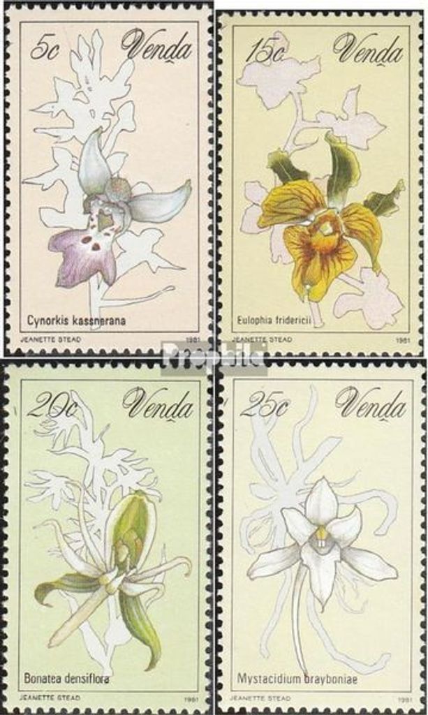Briefmarken Südafrika - Venda 1981 Mi 46-49 (kompl.Ausg.) Produktbild 