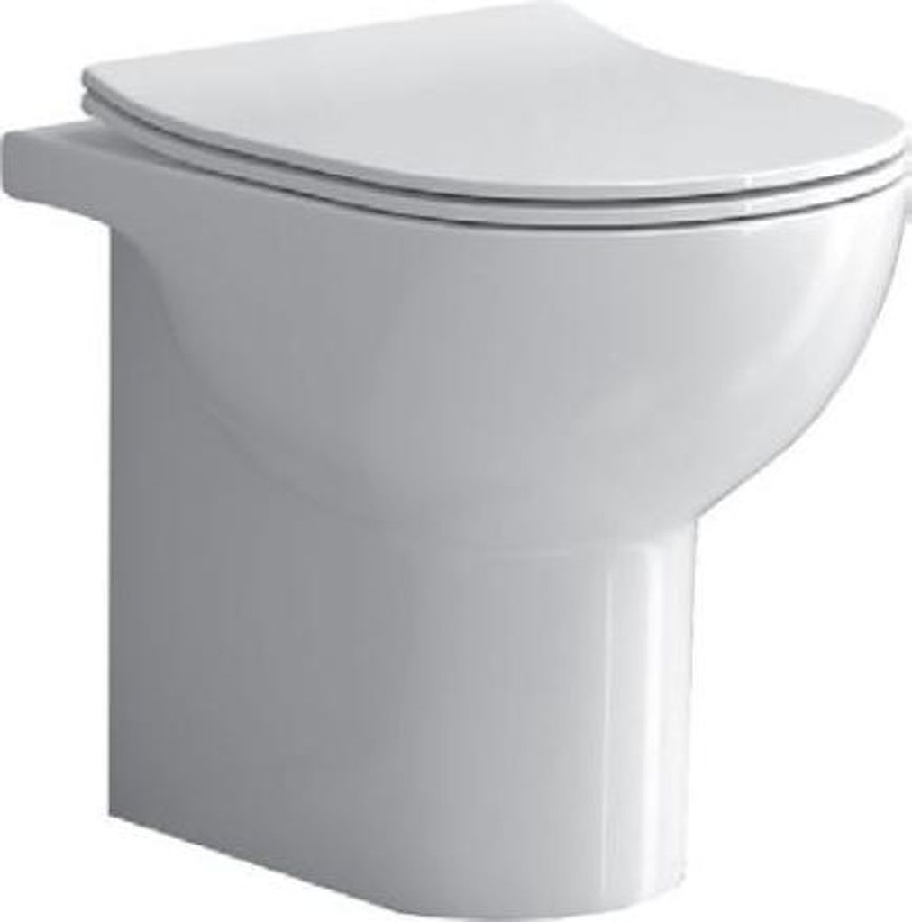 Rimless Stand-WC EOLIS 52x36x40cm - mit Sitz mit Fallbremse KARAG