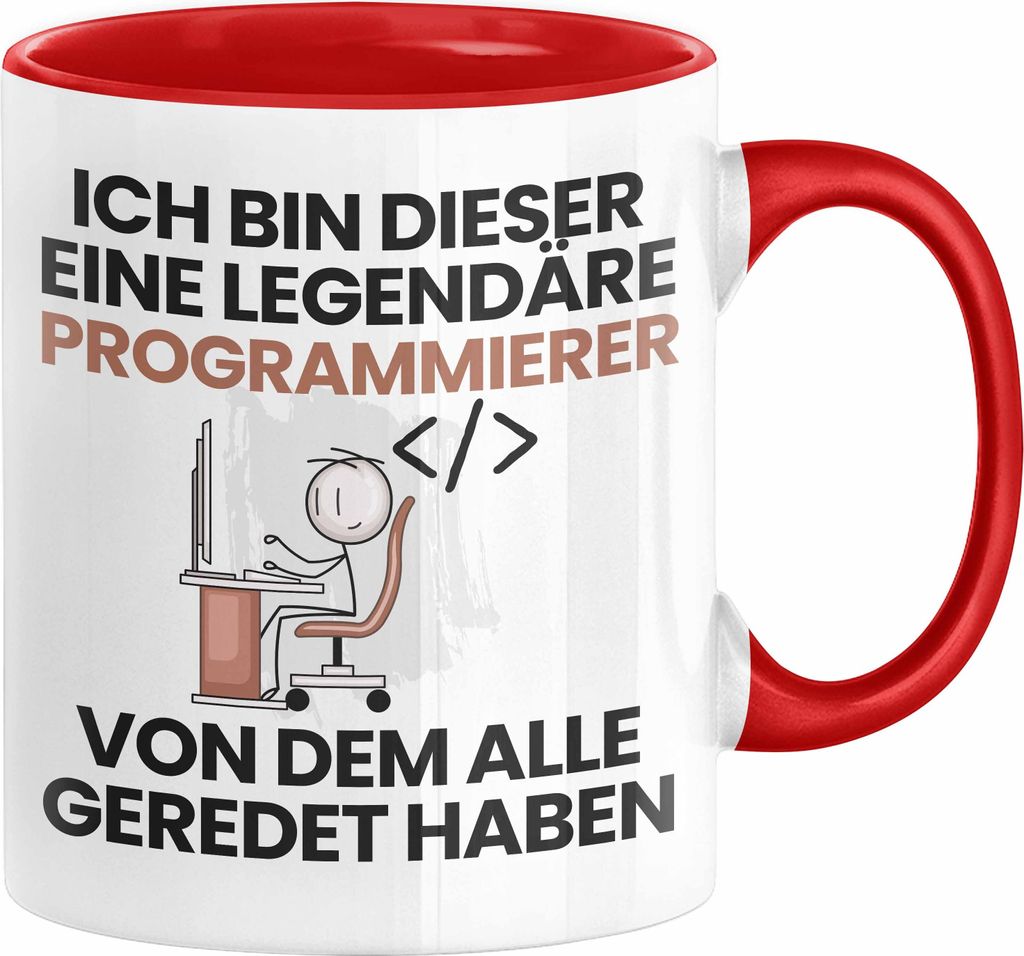 Programmierer Geschenk Tasse Lustige Geschenkidee Geburtstag für Programmierer Ich Bin Dieser Legendäre Programmierer Von Dem Alle Geredet Haben ...