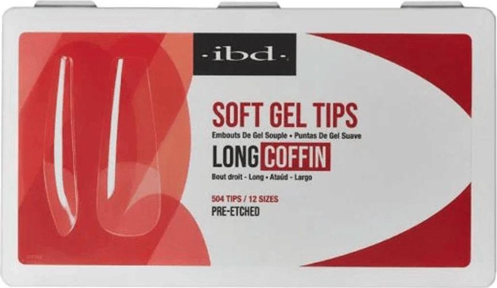 IBD Soft Gel Tips Long Coffin 504st
