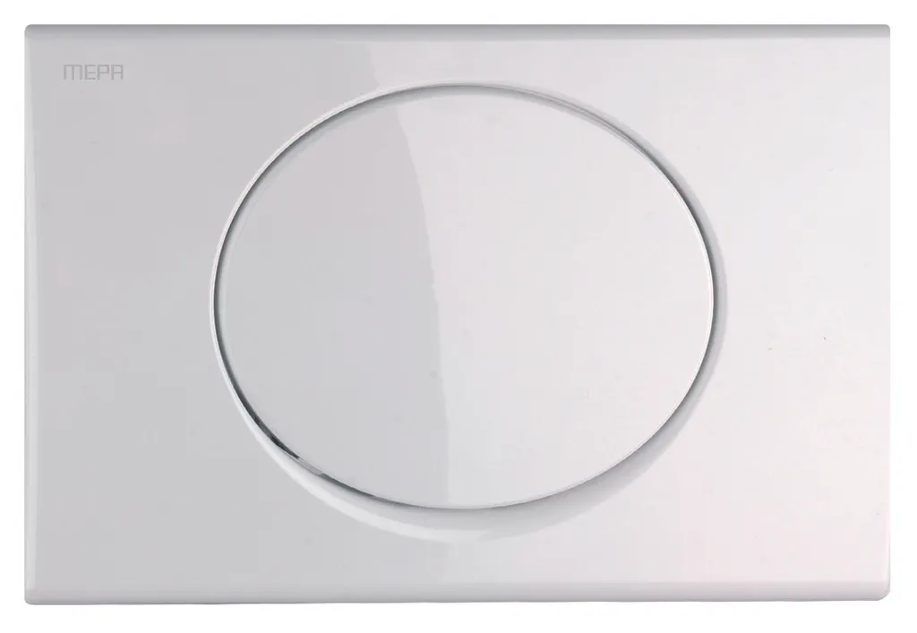 Placca MEPAellipse Start/Stop Bianco (420701) per cassette MEPA A21/E21