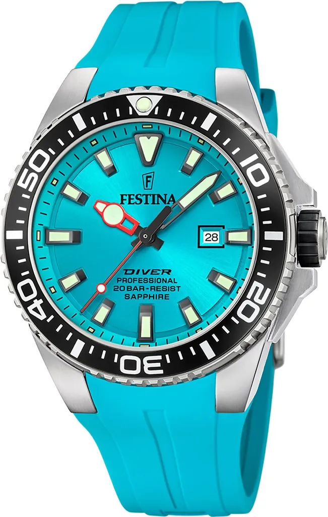 Festina Orologio Uomo F20664-5 - Quarzo Miyota, Vetro Zaffiro, 20 Bar