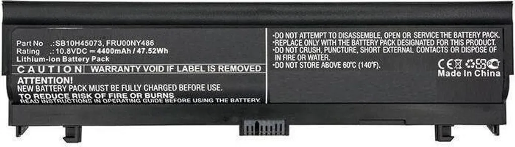 Batterie Haute Capacité 4400mAh 10.8V CoreParts 00NY488 pour Laptop