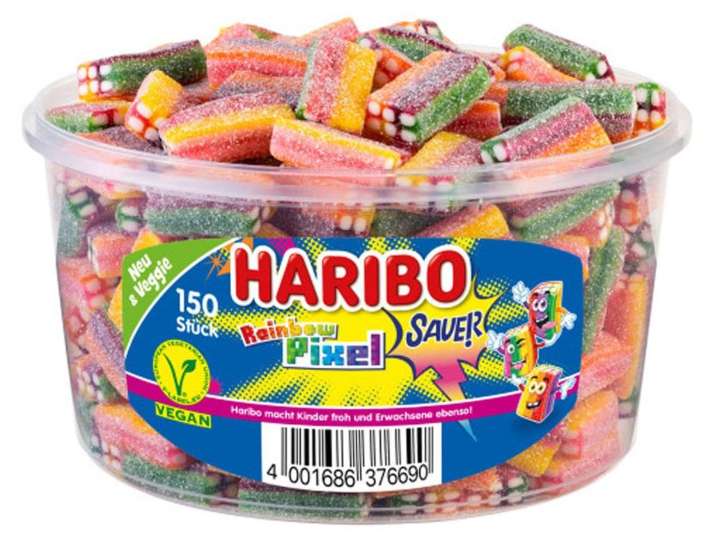 Haribo 125956, Tvrdé gumové bonbóny, 1,2 kg, Dary, Obrázek produktu 