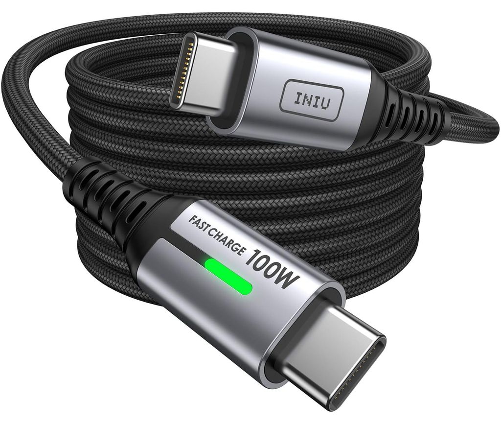 INIU USB-C kabel, 2 metry, 100W, podpora rychlého nabíjení Obrázek produktu 