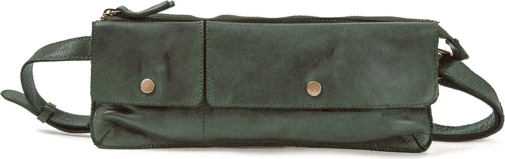 HAROLD'S Submarine Borsa da Cintura Pelle - Marsupio Outdoor Verde