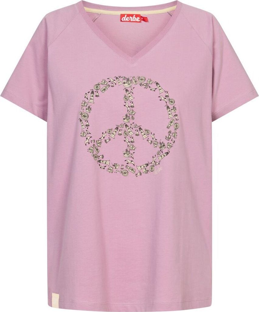 DERBE HAMBURG W-03-TS-PEACE Damen T-Shirt