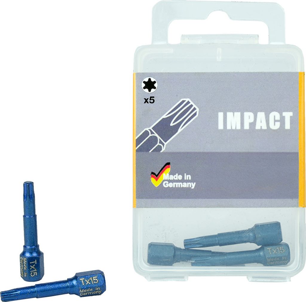 Schlagbohrer TX 15 Industriequalität - Pro 5 Stück