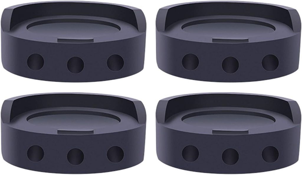 4 Stück stoßdämpfende Fußpads für Waschmaschinen, Antirutsch-Gummipads für Kühlschränke, Fußpads für Möbelerhöhungen 72 × 26 mm