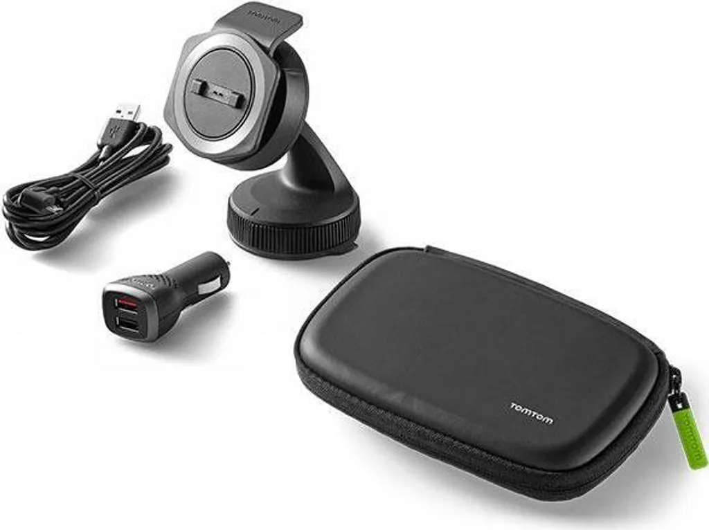 Pack de voyage TomTom : support voiture stable et sacoche de voyage