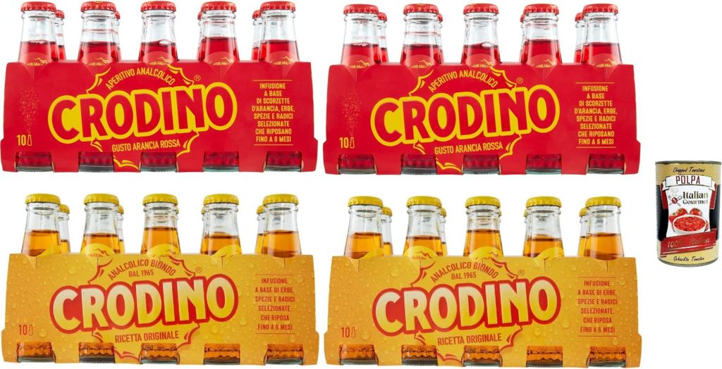 Crodino Testpaket, biondo und arancia rossa, Crodino 40x Produktbild 