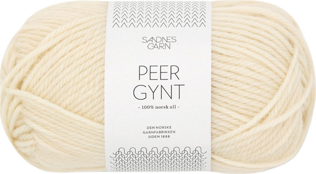 Sandnes Peer Gynt 50g - 100% Schurwolle Natur 1012 Produktbild 