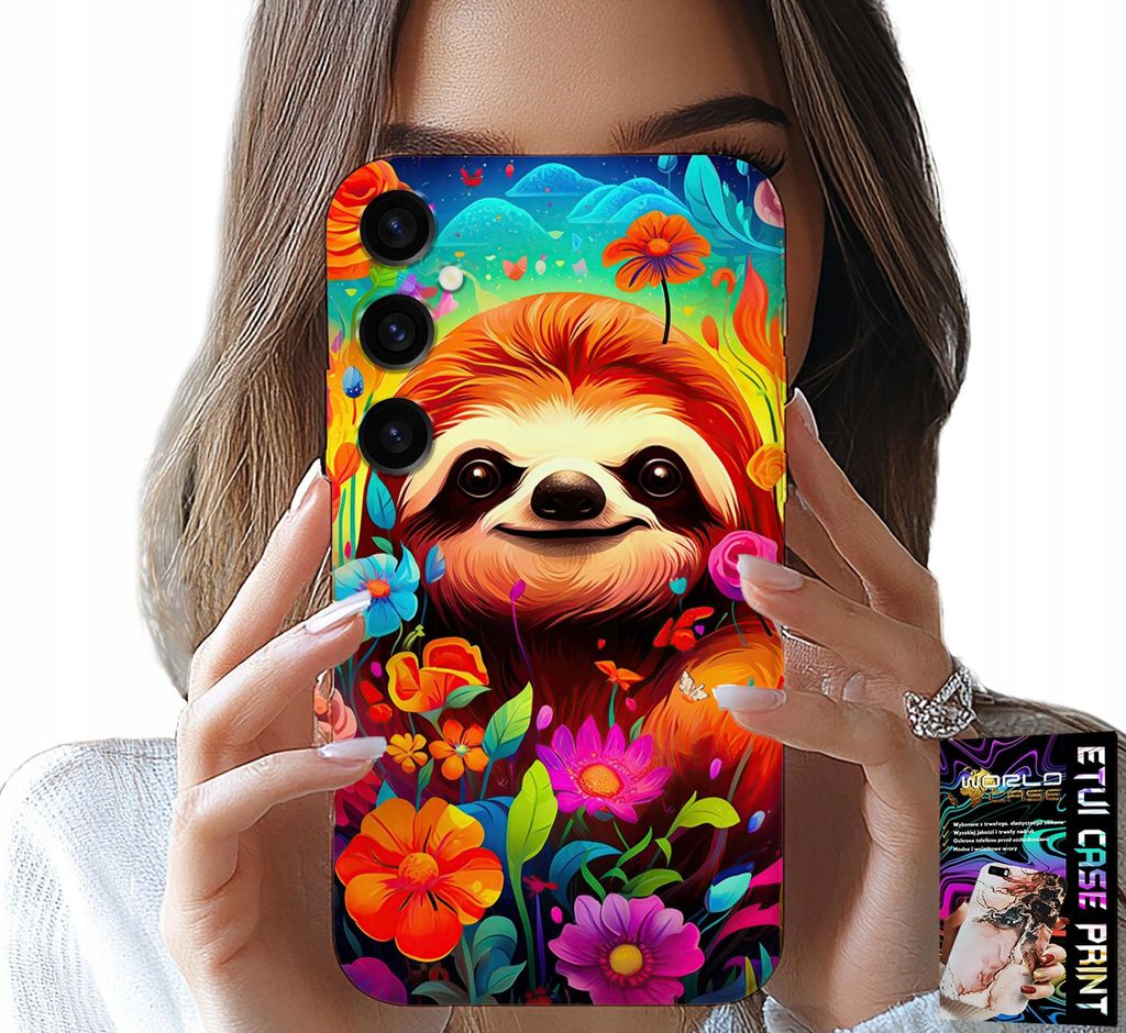 Hülle Für Samsung Galaxy A54 5G - Buntes Koala-Tierdesign + Glas