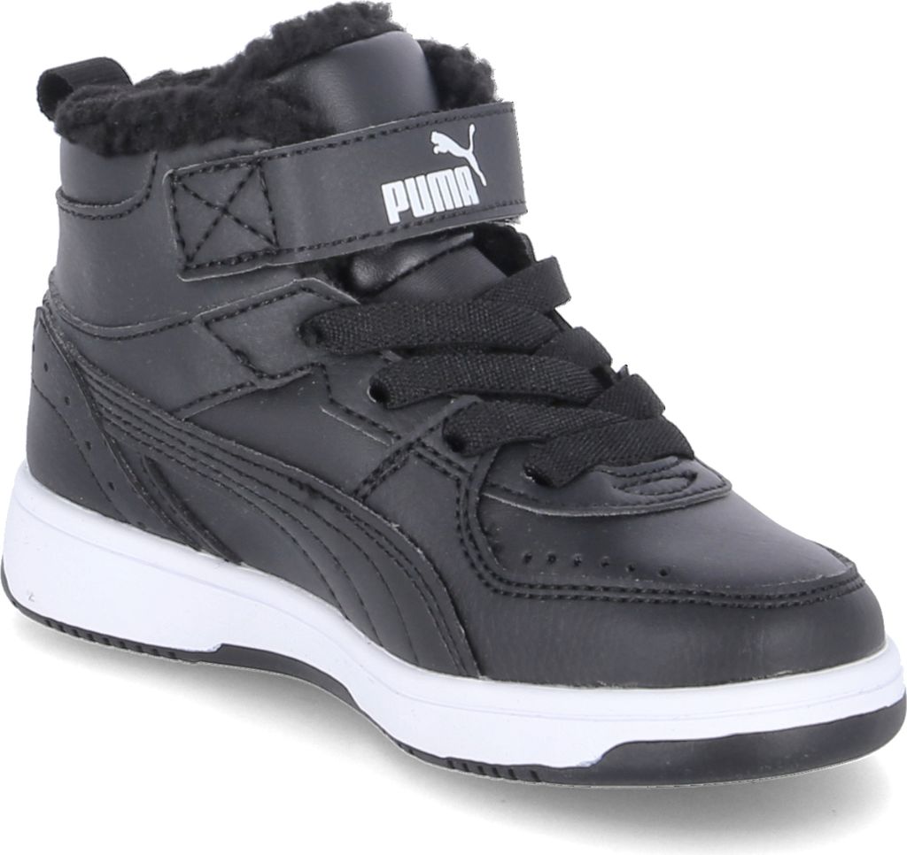 Puma REBOUND JOY FUR JR High Sneaker Kinder Schwarz 13