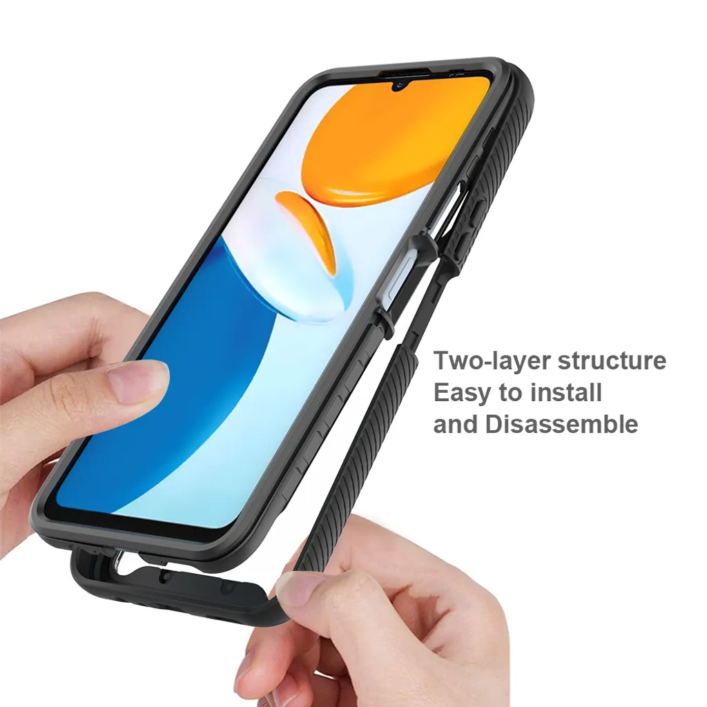 Custodia cover Per HONOR X7a in TPU morbida trasparente fant T4