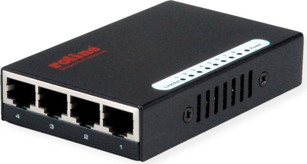 ROLINE Gigabit Ethernet Switch, Pocket, 8 Ports
