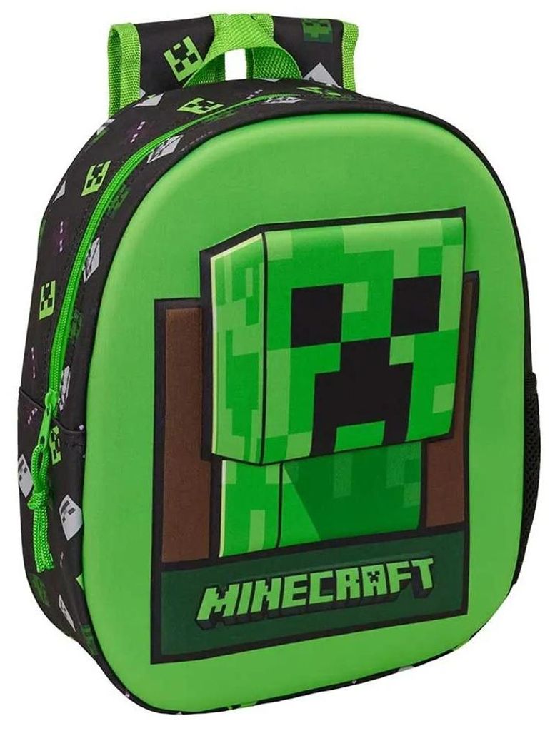 Safta Minecraft 3D 8,64 l Plecak zielony dla dzieci Zielony Zdjęcie produktu 