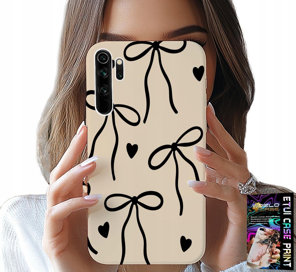 Fall Für Xiaomi Note 8 - Beige Schleife Band Mode-Designs