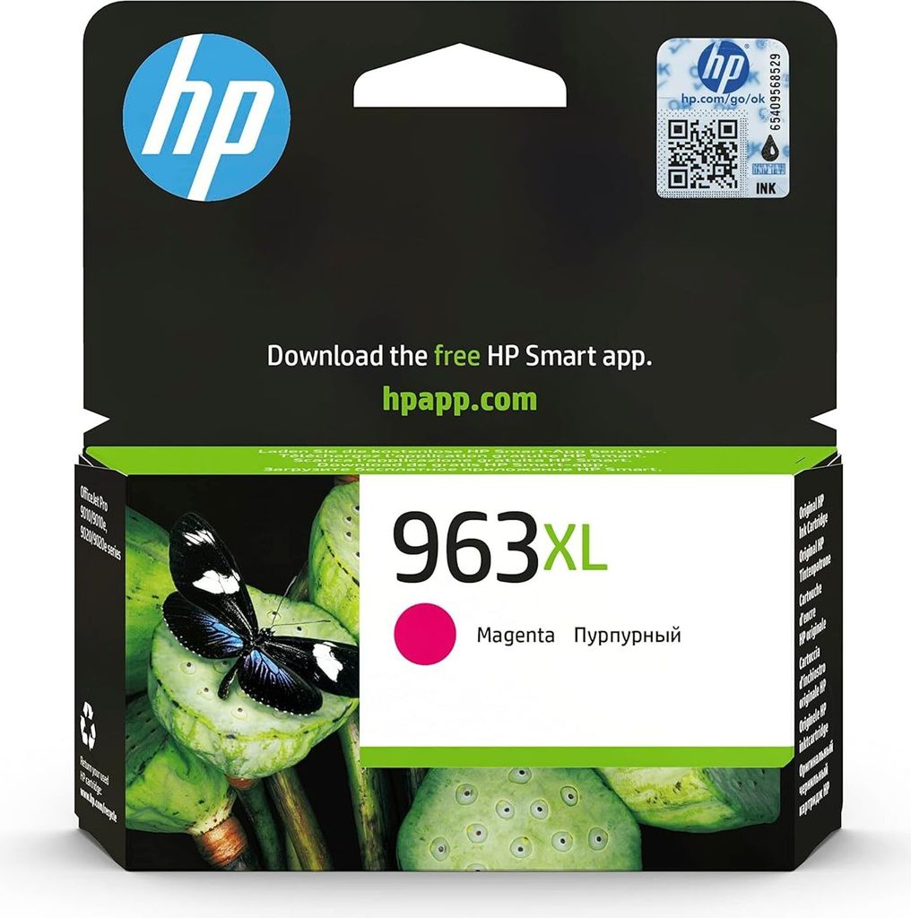 HP 963XL High Yield Magenta Original Ink Cartridge (1,600 Immagine del prodotto 