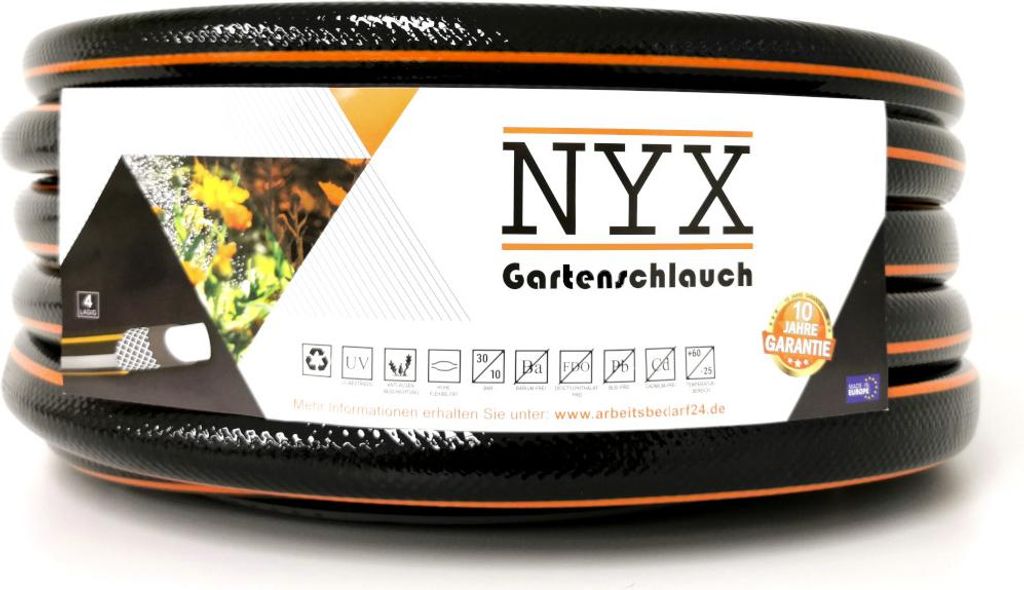 TAMS Premium Gartenschlauch 1" NYX Schlauch 30m