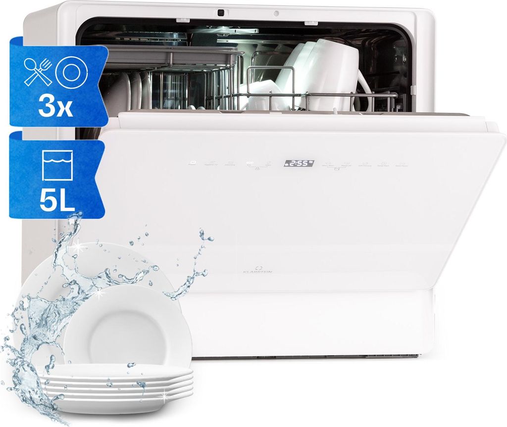 Klarstein Mini Lave Vaisselle de 5 Couvert, Lave-vaisselles Image du produit 