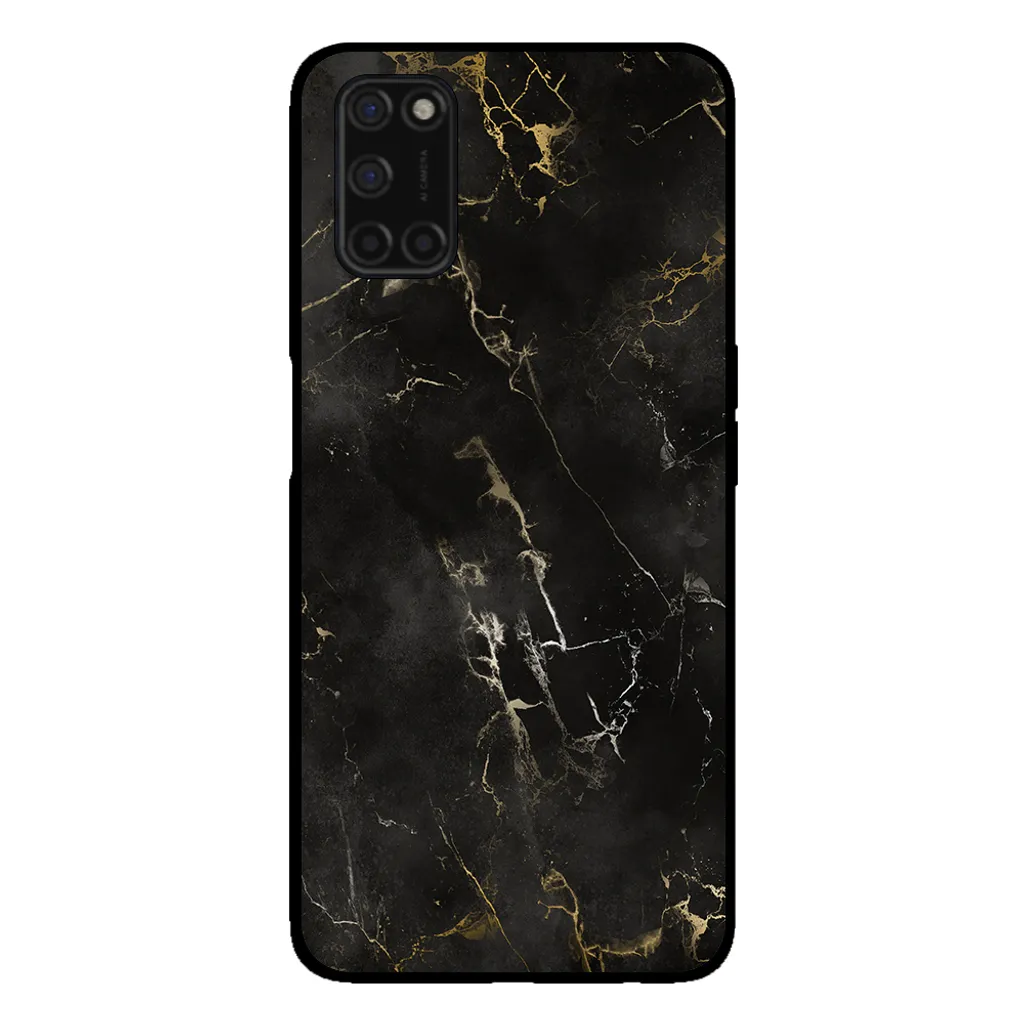 Cover Marmo Nero per OPPO A52 A72 A92 - Accessorio Fashion Smartphonica