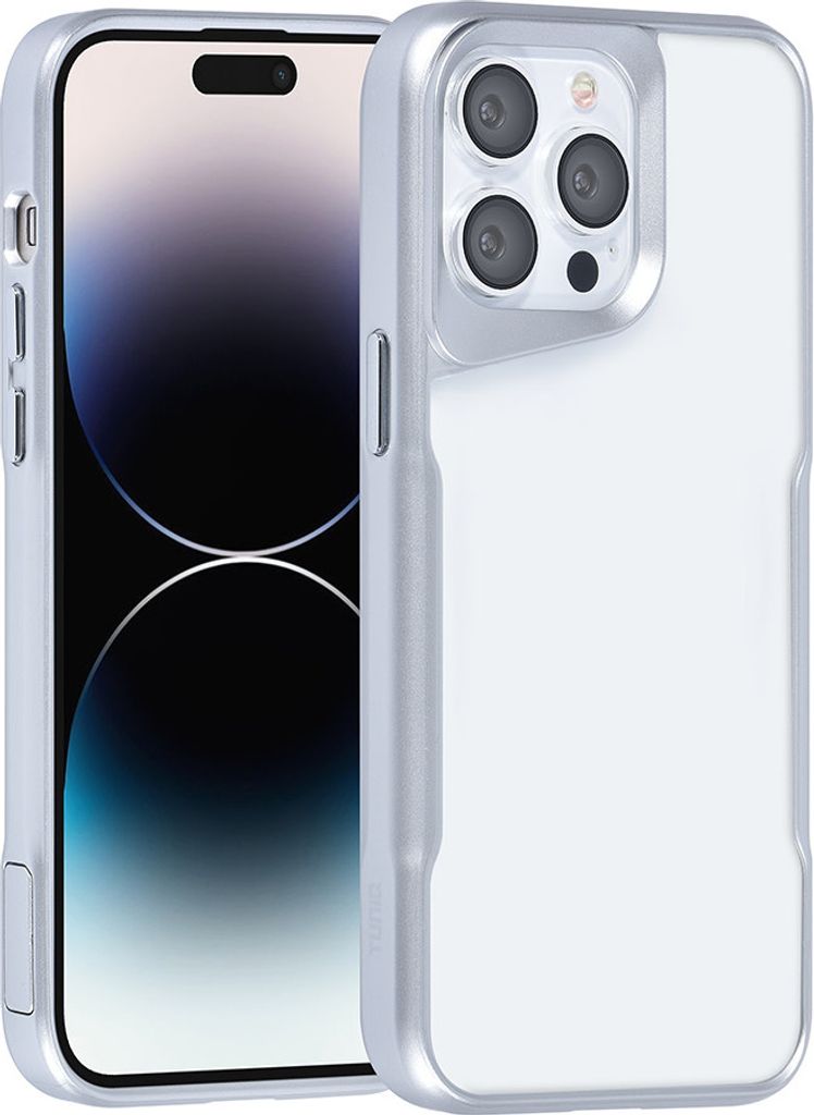 TUNIQ iPhone 14 Pro Max Back cover case - Silicone - Silver