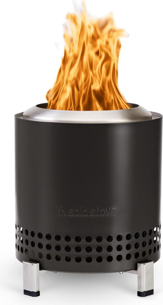 Solo Stove Mesa XL Tischfeuer Ash, Ø 17,8 cm, H 21,8 cm, Edelstahl, Dual-Fuel