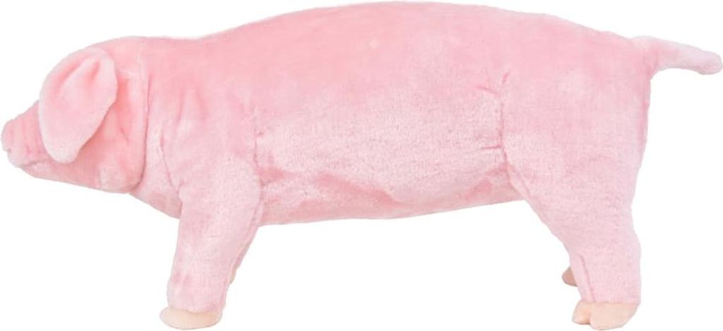 vidaXL Plüschtier Schwein Stehend Plüsch Rosa XXL