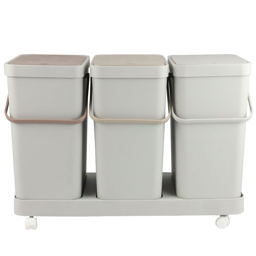 Odpadkový kôš 60 l 3 priehradky (3 x 20 l) Systém separácie Obrázok produktu 3