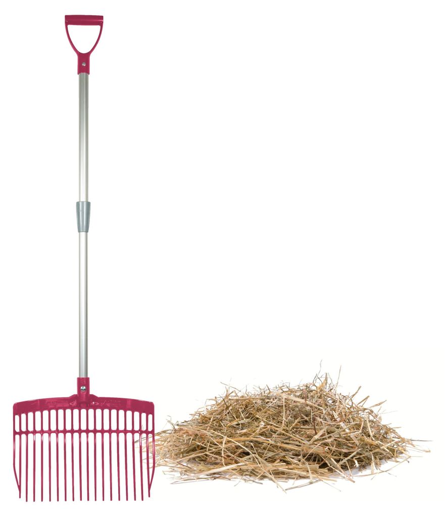 Schwedengabel V-Fork pink – Höhenverstellbare Mistgabel Produktbild 