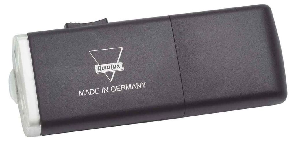 Joker LED nero - Torcia elettrica 100 mm ricaricabile nero Immagine del prodotto 