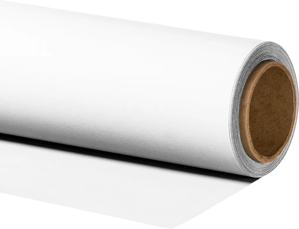 Walimex Pro Fondale Bianco 2,60x10m: Cartone Fotografico Professionale