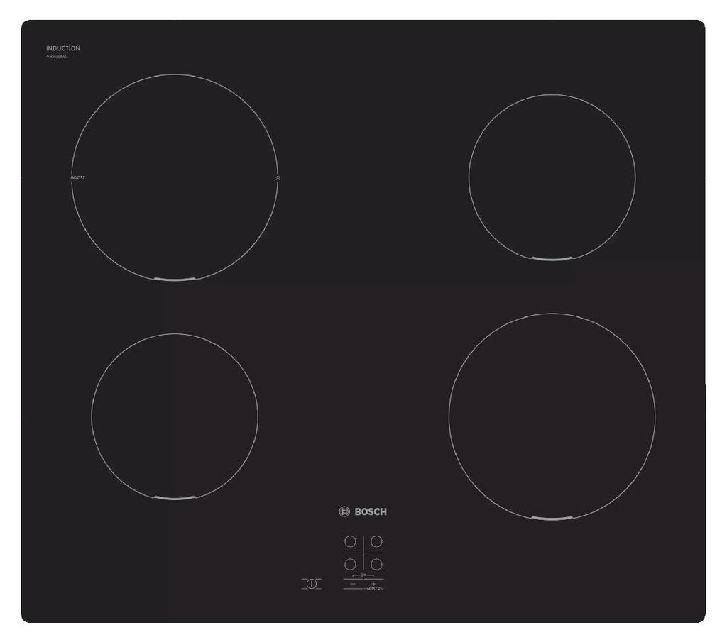 Bosch Serie 2 PUG611AA5D, Schwarz, Integriert, 60 cm, Produktbild 