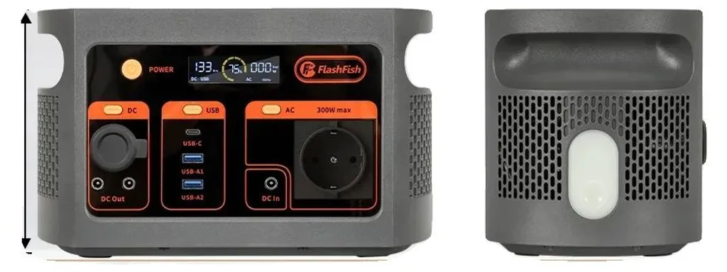 Station d'alimentation FF Flashfish E103 - Batterie 179,2 Wh Compacte