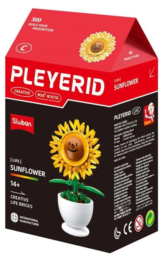 Jeu de Construction Fleurs en Briques Sluban M38-B1073 Display de 6 - 6