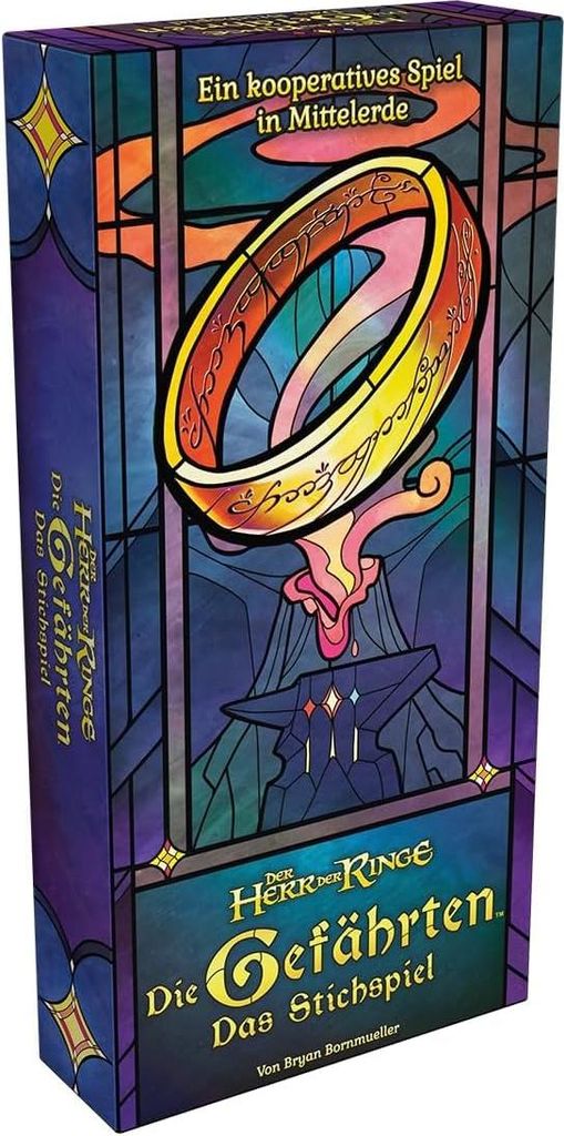 OFFICE DOG Asmodee Der Herr der Ringe: Die Gefährten Stichspiel - Kooperatives Kartenspiel, Strategiespiel für Erwachsene und Kinder ab 10 Jahren, 1