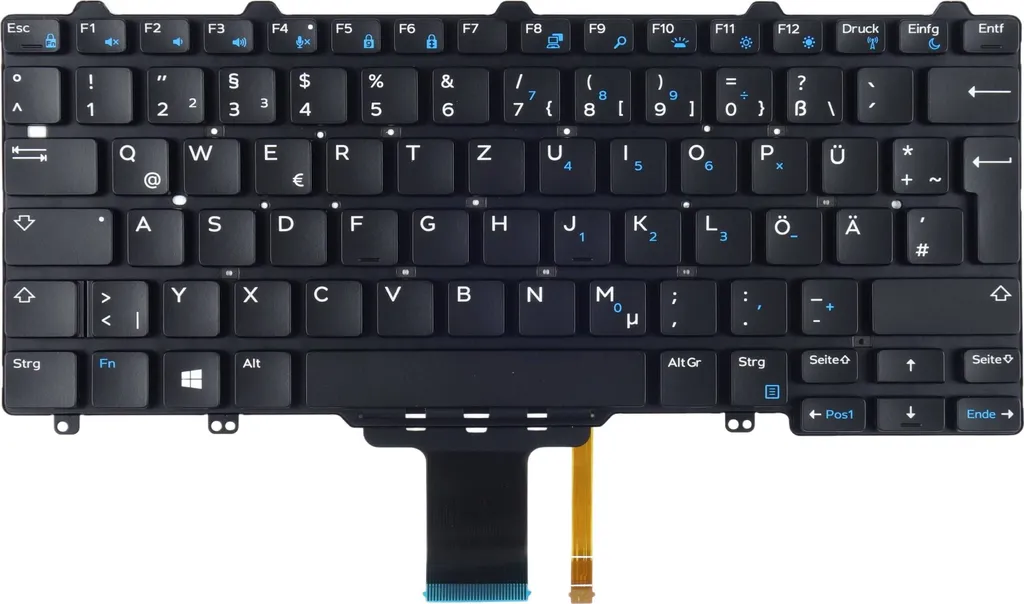 Clavier DELL Latitude 5280 5289 7390 FR AZERTY - Pièce de Rechange Neuve