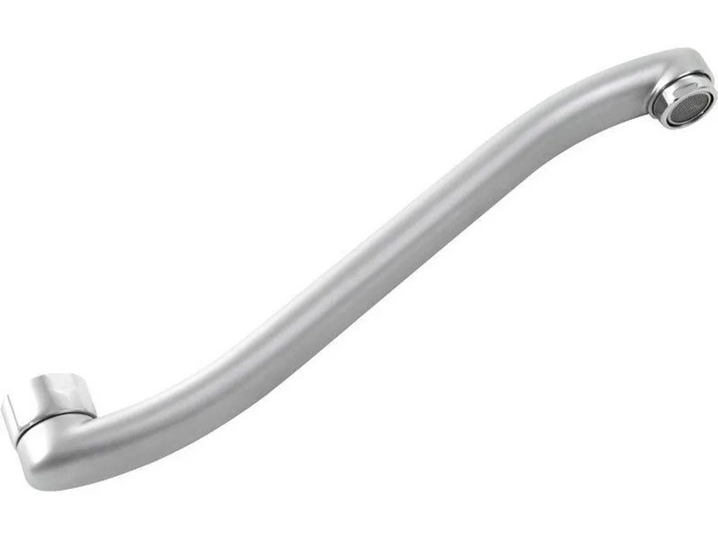 Braccio Doccia Piegato 300 mm Cromo Lucido | Design Moderno Bagno