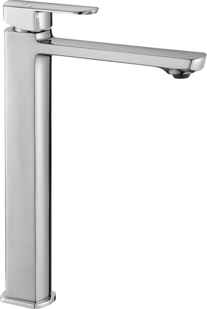 Design Waschtisch-Aufsatzarmatur stehend Chrom