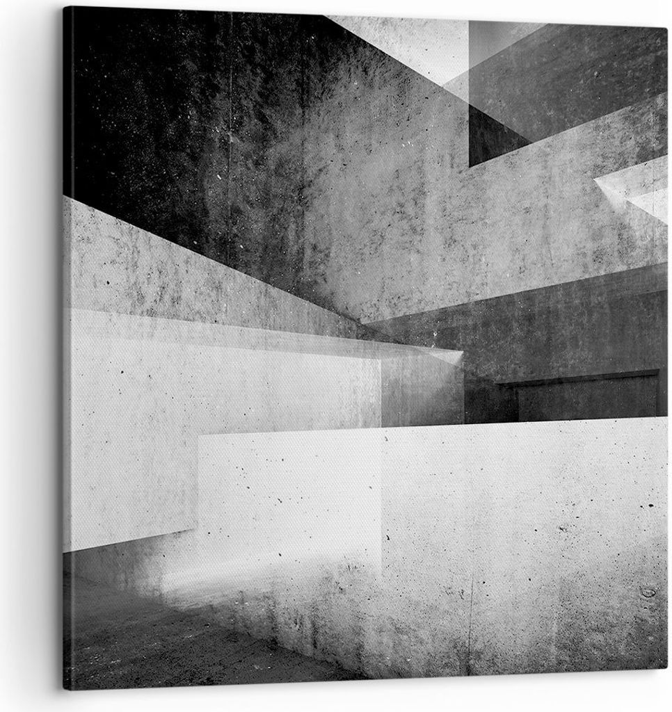 Bild auf Leinwand - Leinwandbild - Einteilig - Dreidimensional Illusion optisch - 60x60cm - Wand Bild - Wanddeko - Wandbilder - Leinwanddruck - Bil...