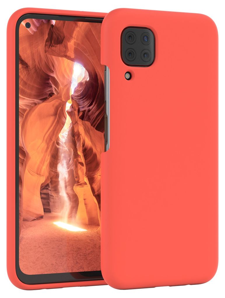 EAZY CASE Silikonhülle für Huawei P40 Lite Silikon Backcover Schutz in Rosa