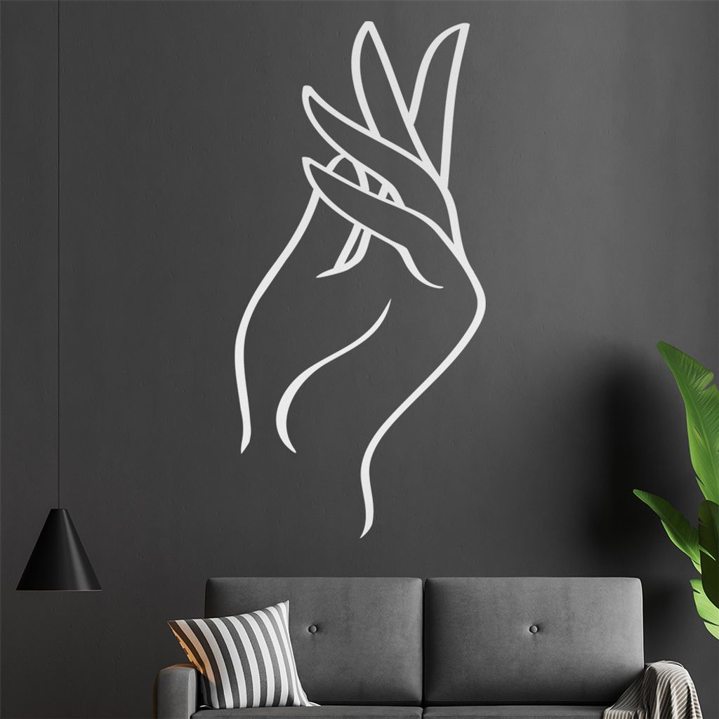 Beauty Style Wandtattoo in 6 Größen - Wandaufkleber Wall Sticker - Dekoration, Küche, Wohnzimmer, Schlafzimmer, Badezimmer