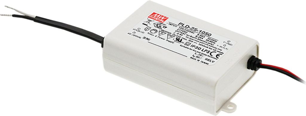 MEANWELL PLD-25-1400, Installationsnetzteil, 25W 12-18V 1400mA CC